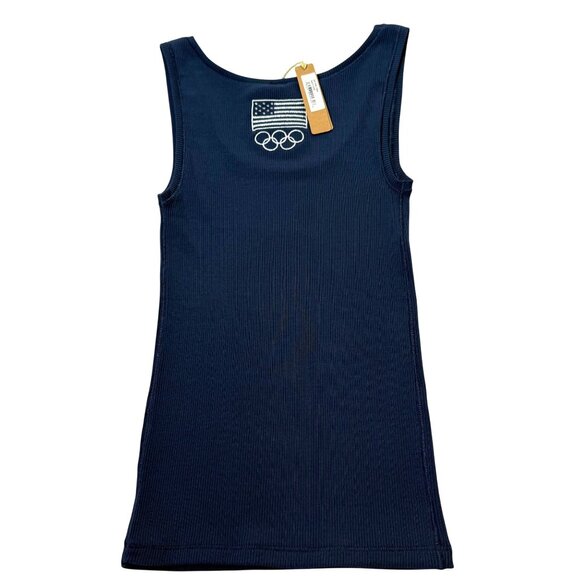SKIMS Soft Lounge Tank Team USA Navy XXS - Picture 4 of 9